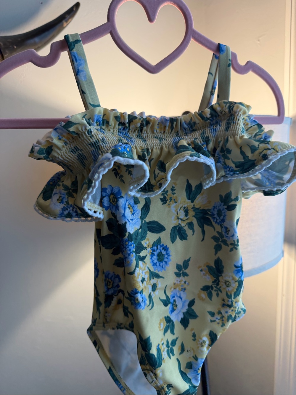 Janie & Jack Yellow Floral Swimsuit